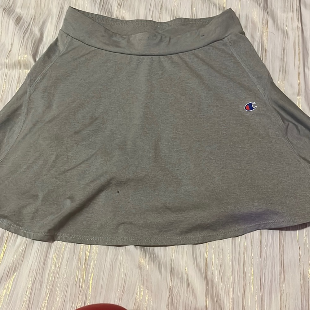 Skort, shorts, and tank top